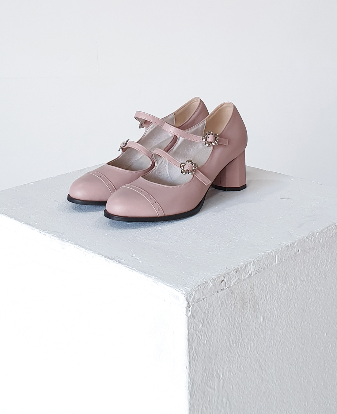 Lily Mary-Jane Pumps (Pink)