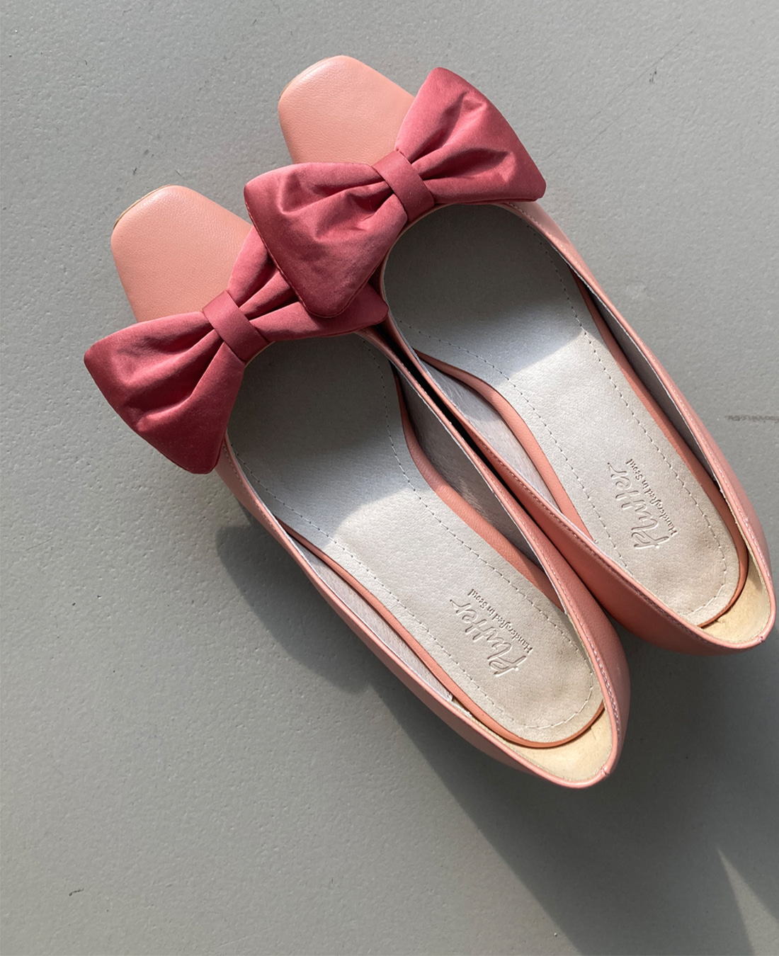 Dorothy Ribbon Shoes (Pink)