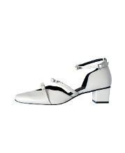 3 Strap Love-tie Shoes (Ivory)